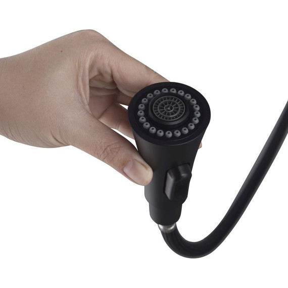 Смеситель для кухни Timo Saona 2336/03FL, черный матовый - фото 9