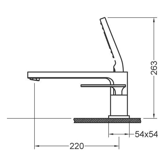 Смеситель для ванны Timo Torne 4330/03Y, черный матовый - фото 7