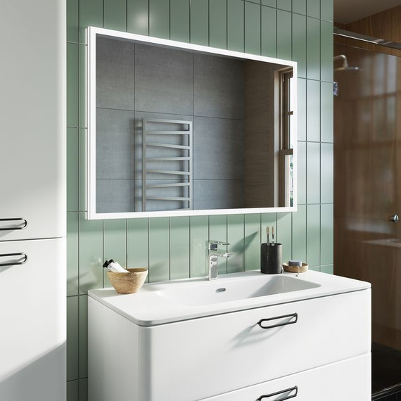 Зеркало Iddis Brick Led 100 см BRI1000i98 - фото, картинка 6 Зеркало Iddis Brick Led 100 см BRI1000i98 - фото 6