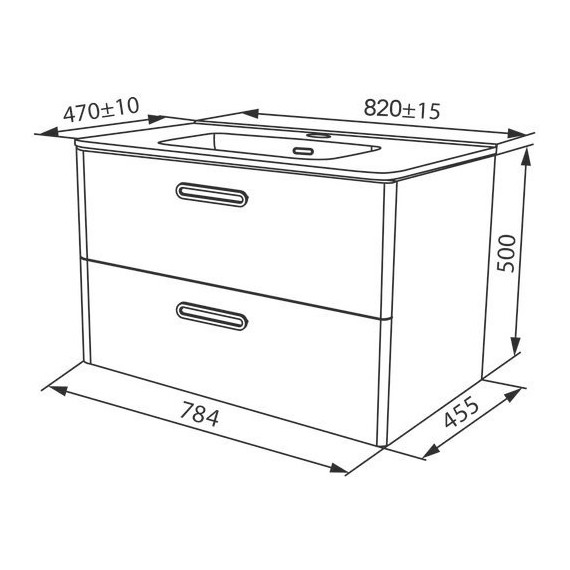 Тумба подвесная с раковиной Iddis Brick 80 см BRI80W0i95K, белый глянец - фото, картинка 13 Тумба подвесная с раковиной Iddis Brick 80 см BRI80W0i95K, белый глянец - фото 13