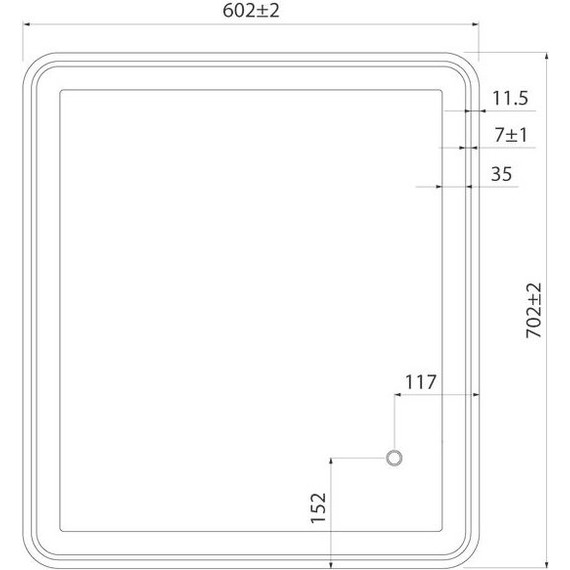 Зеркало Iddis Cloud Led 60 см CLO6000i98, черный матовый - фото, картинка 9 Зеркало Iddis Cloud Led 60 см CLO6000i98, черный матовый - фото 9