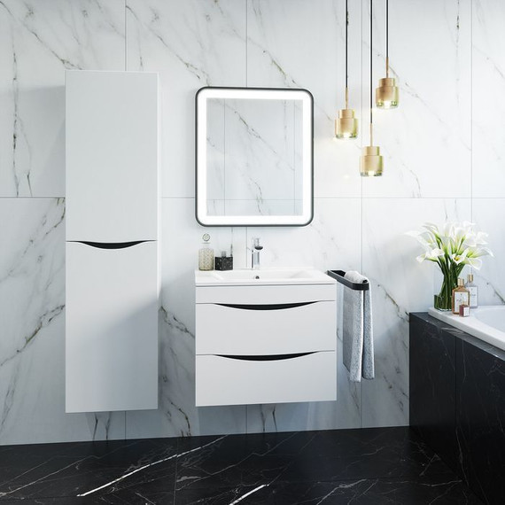 Тумба подвесная с раковиной Iddis Cloud 60 см CLO60W0i95K, белый - фото, картинка 10 Тумба подвесная с раковиной Iddis Cloud 60 см CLO60W0i95K, белый - фото 10