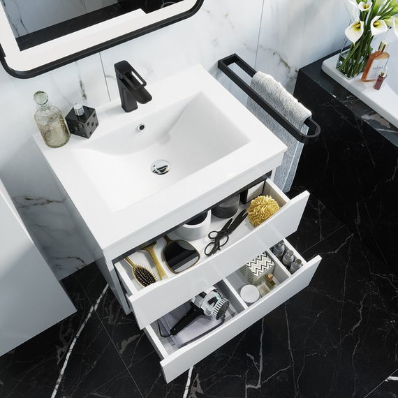 Тумба подвесная с раковиной Iddis Cloud 80 см CLO80W0i95K, белый - фото, картинка 6 Тумба подвесная с раковиной Iddis Cloud 80 см CLO80W0i95K, белый - фото 6