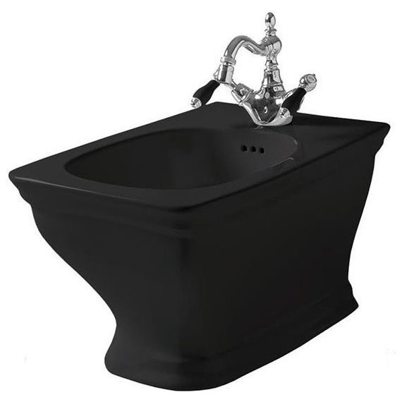 Биде подвесное ArtCeram Civitas CIB001 03 00, чёрный - фото 