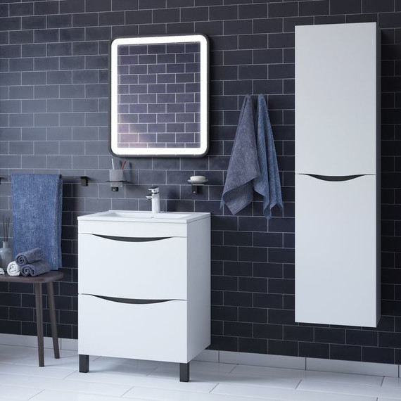 Тумба напольная с раковиной Iddis Cloud 60 см CLO60WFi95K, белый - фото 6