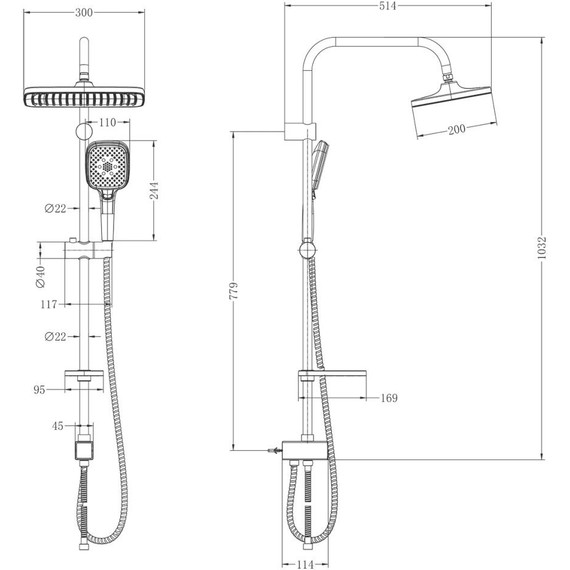 Душевая стойка Lemark LM8811C - фото 2
