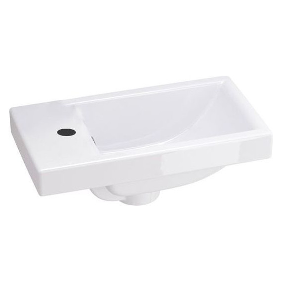 Тумба подвесная с раковиной Iddis Torr 40 см TOR40W1i95K, белый глянец - фото 3