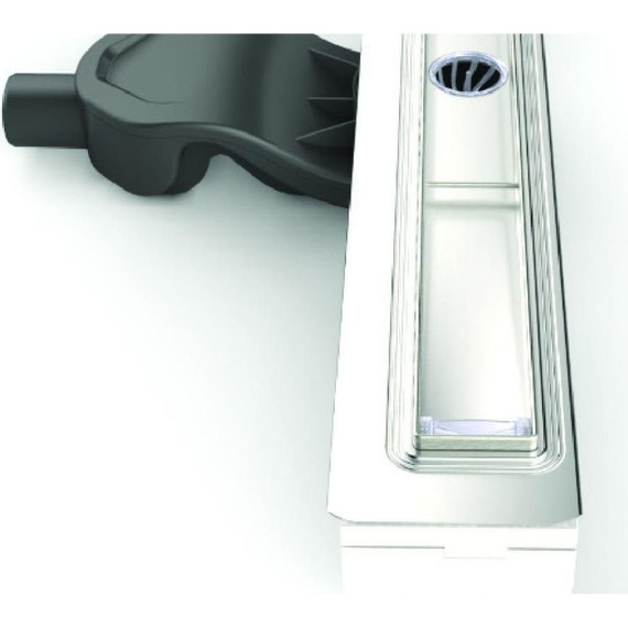 Трап Berges Wasserhaus B1 Keramik 60 см 094117, нержавеющая сталь, бронза (под плитку), Цвет производителя: бронза, Размер трапа: 600 - фото 7