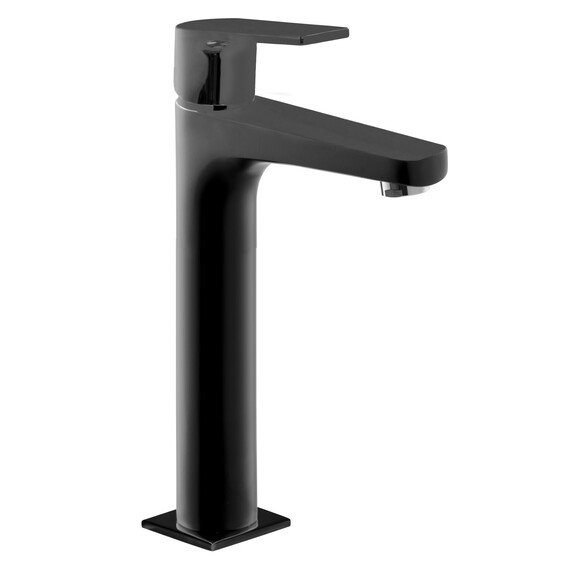 Смеситель для раковины высокий Azario Treya AZ-156845524, черный, Цвет производителя: чёрный - фото 