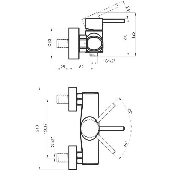 Смеситель для душа Azario Tasco AZ-15160631 - фото 2