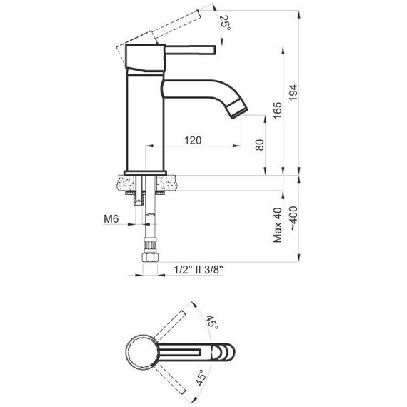 Смеситель для раковины Azario Tasco AZ-15164501 - фото, картинка 4 Смеситель для раковины Azario Tasco AZ-15164501 - фото 4