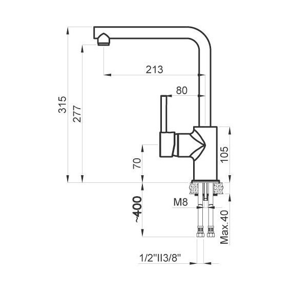 Смеситель для кухни Azario Evans AZ-152944316, белый, Цвет производителя: белый - фото, картинка 2 Смеситель для кухни Azario Evans AZ-152944316, белый, Цвет производителя: белый - фото 2