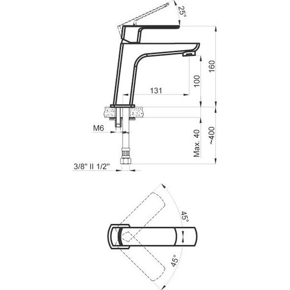 Смеситель для раковины Azario Atri AZ-15964501 - фото, картинка 4 Смеситель для раковины Azario Atri AZ-15964501 - фото 4
