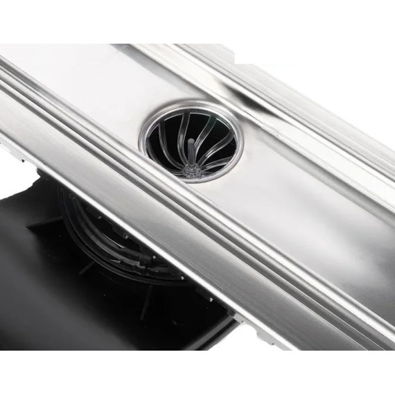 Трап Berges Wasserhaus B1 Antik 60 см 090124, нержавеющая сталь, хром матовый, Цвет производителя: хром матовый, Размер трапа: 600 - фото 10