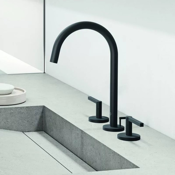 Смеситель для раковины Kludi Nova Fonte 201433915, черный матовый - фото 2