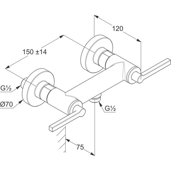 Смеситель для душа Kludi Nova Fonte 207103915, черный матовый - фото 3