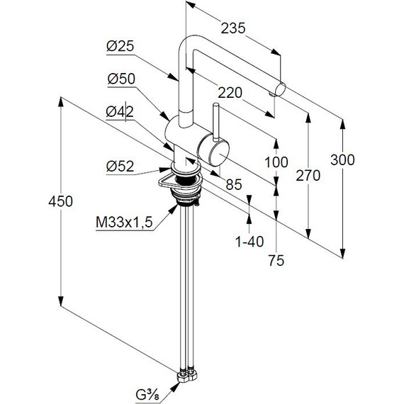 Смеситель для кухни Kludi Steel 45803F877 - фото 6