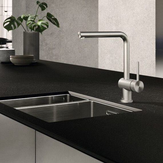 Смеситель для кухни Kludi Steel 45803F877 - фото 2