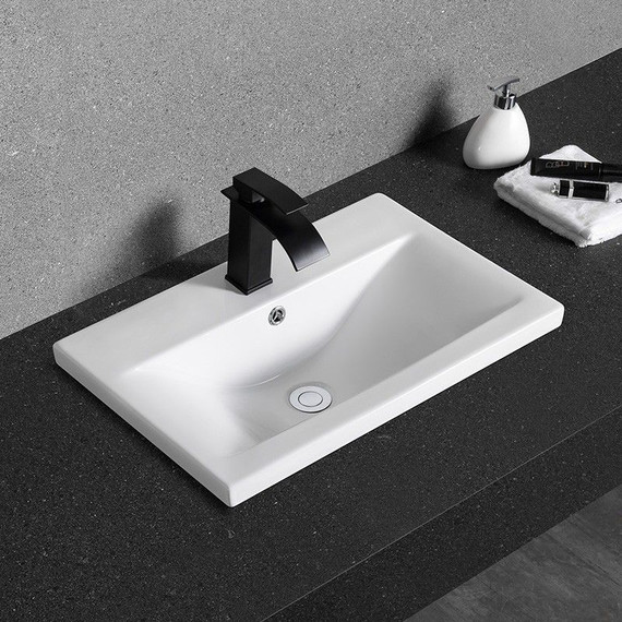 Раковина врезная на столешницу CeramaLux N 60 см 9393-60 - фото 4