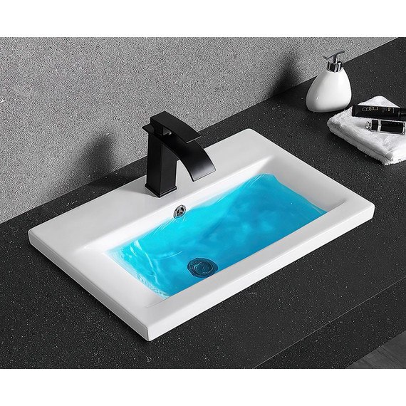 Раковина врезная на столешницу CeramaLux N 70 см 9393-70 - фото, картинка 2 Раковина врезная на столешницу CeramaLux N 70 см 9393-70 - фото 2