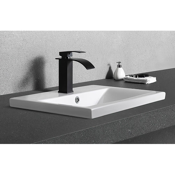 Раковина врезная на столешницу CeramaLux N 70 см 9393-70 - фото, картинка 4 Раковина врезная на столешницу CeramaLux N 70 см 9393-70 - фото 4