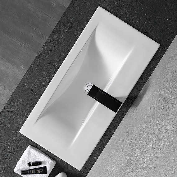 Раковина врезная на столешницу CeramaLux N 90 см 9393-90 - фото 5