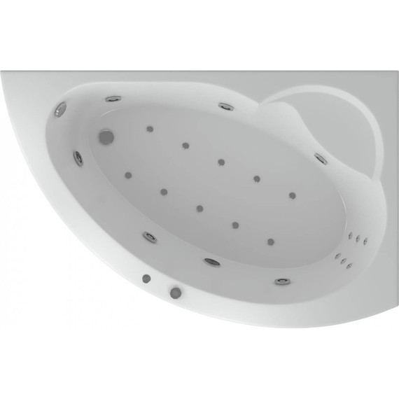 Ванна гидро-аэромассажная Aquatek Аякс 2 170x110 см R - фото 2