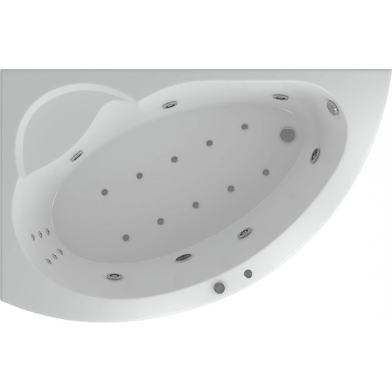 Ванна гидро-аэромассажная Aquatek Аякс 2 170x110 см L - фото 2