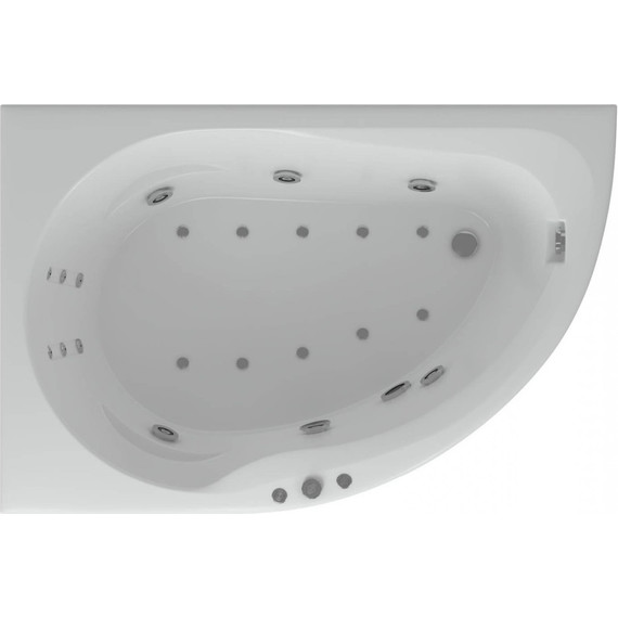 Ванна гидро-аэромассажная Aquatek Вирго 150x100 см L - фото 2
