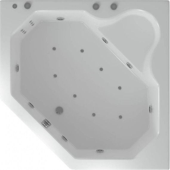 Ванна гидро-аэромассажная Aquatek Лира 150x150 см - фото 2