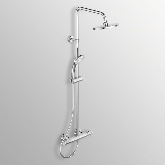 Душевая стойка с термостатом Ideal Standard Ceratherm T25 A7208AA - фото, картинка 3 Душевая стойка с термостатом Ideal Standard Ceratherm T25 A7208AA - фото 3