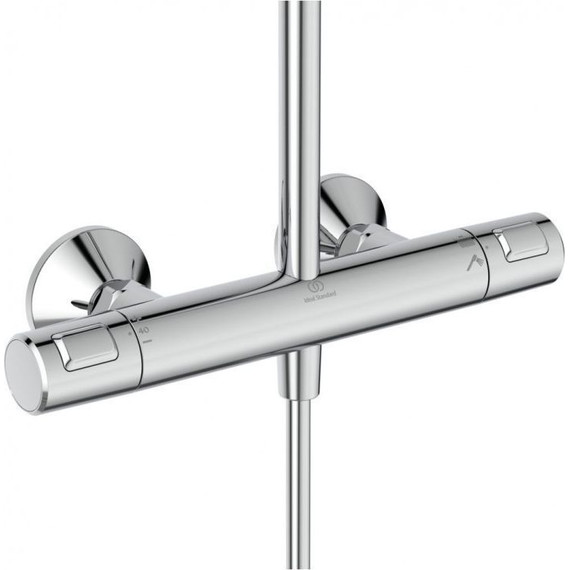 Душевая стойка с термостатом Ideal Standard Ceratherm T25 A7701AA - фото, картинка 2 Душевая стойка с термостатом Ideal Standard Ceratherm T25 A7701AA - фото 2