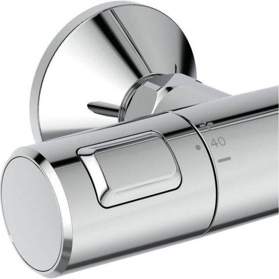 Душевая стойка с термостатом Ideal Standard Ceratherm T25 A7701AA - фото, картинка 3 Душевая стойка с термостатом Ideal Standard Ceratherm T25 A7701AA - фото 3