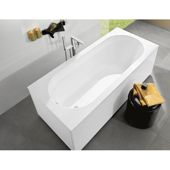 Ванна квариловая Villeroy&Boch Oberon Solo 160x75 см UBQ160OBE2V-01 с ножками - фото 6