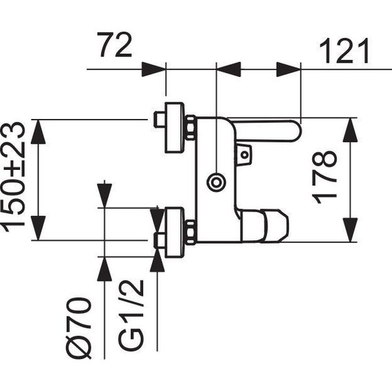 Душевая стойка Vidima Balance BA270AA - фото 11