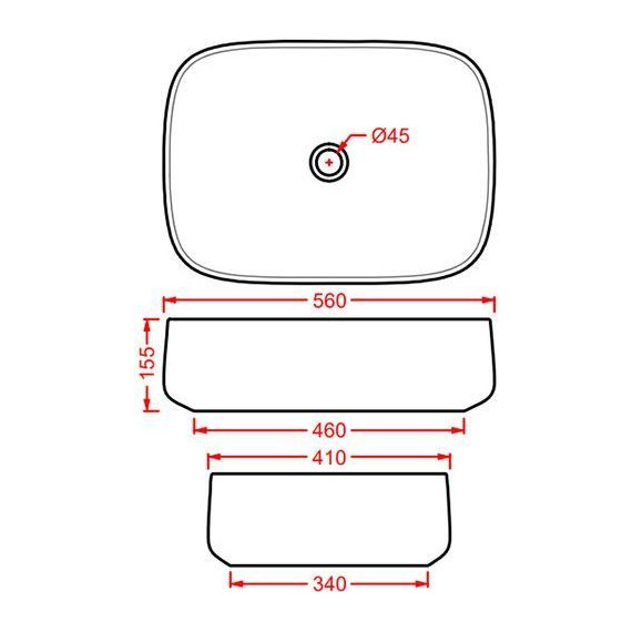 Раковина-чаша ArtCeram Cognac 56 см COL009 40 00, tortora - фото 2