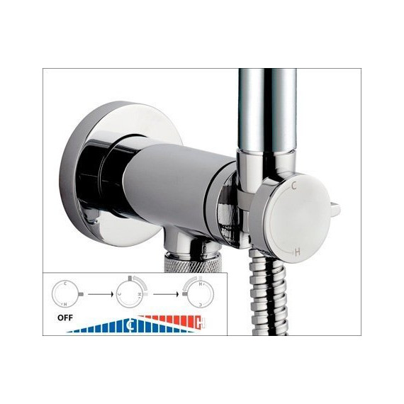 Набор для гигиенического душа Bossini Talita E37006B.030 - фото 2