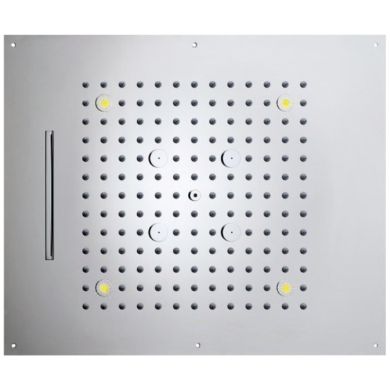 Верхний душ Bossini Dream 3 Sprays RGB Cromotherapy 570x470 мм H38935.030 - фото 