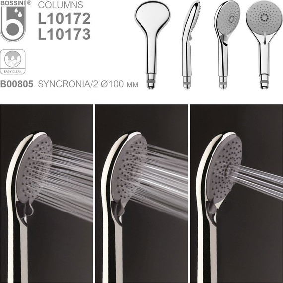 Душевая стойка с термостатом Bossini Elios L10173.030 - фото 4