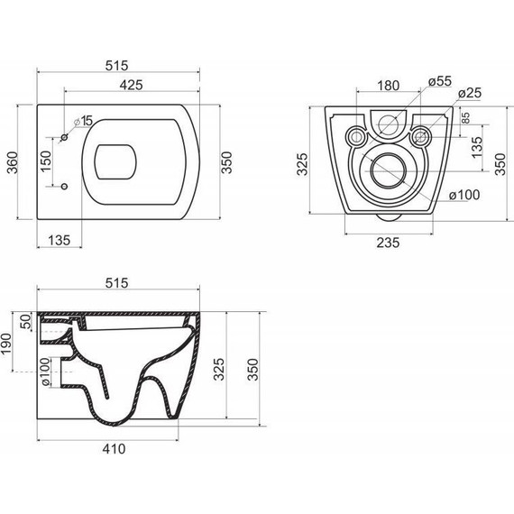 Инсталляция Grohe Rapid SL с подвесным безободковым унитазом BelBagno Carina - фото, картинка 14 Инсталляция Grohe Rapid SL с подвесным безободковым унитазом BelBagno Carina - фото 14