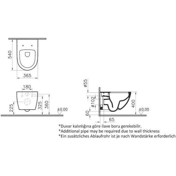 Инсталляция с подвесным унитазом комплект: Grohe Rapid SL 38772001 с подвесным унитазом Vitra Sento Rim-ex 7748B003-0075 сиденье микролифт, крепление, кнопка смыва хром - фото 11