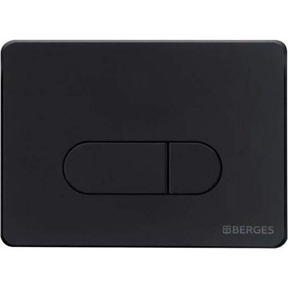 Инсталляция Berges Wasserhaus Novum D5 с подвесным безободковым унитазом Ideal Standard Silk Black Tesi AquaBlade, чёрный матовый - фото 10