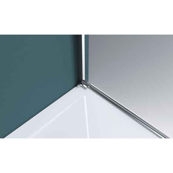 Душевая дверь BelBagno 80 см KRAFT-B-12-60/20-C-Cr-L, хром/прозрачное - фото 2