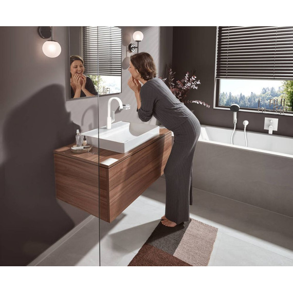 Смеситель для раковины Hansgrohe Vivenis 75030700, белый матовый - фото 2