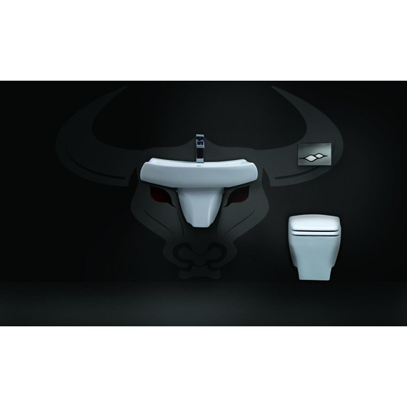 Унитаз-биде подвесной Creavit Bull BL320.00000 - фото 5