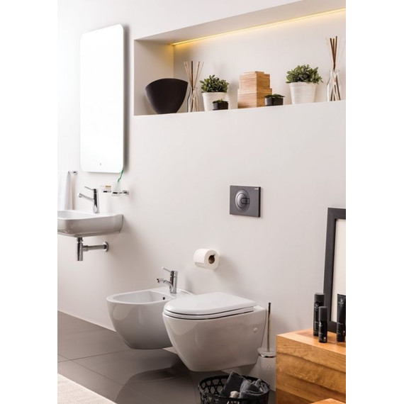 Биде подвесное Creavit Free FE510.000, белый - фото 2