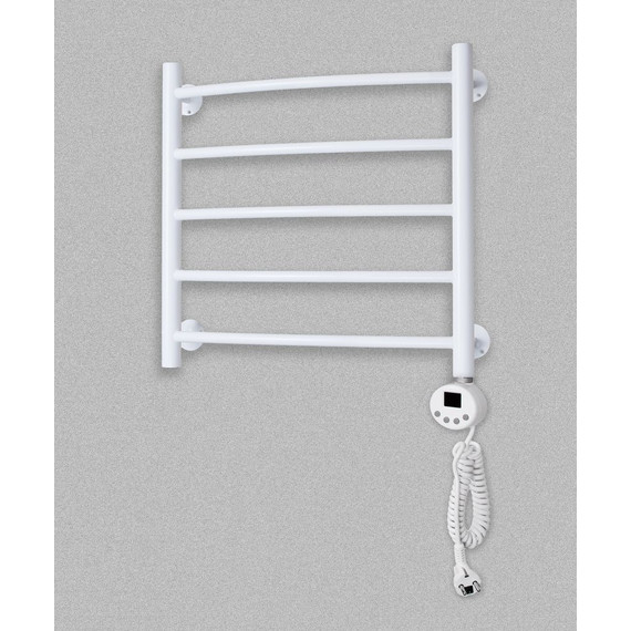 Полотенцесушитель электрический Domoterm Калипсо БЕЛ П5 500х500 мм ER, белый - фото 2