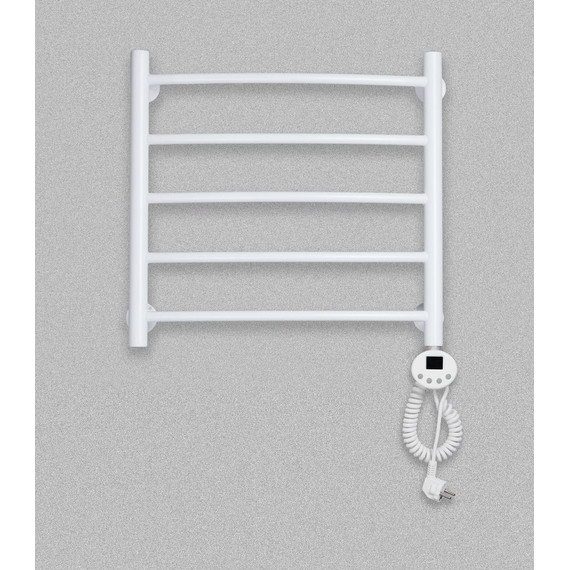 Полотенцесушитель электрический Domoterm Калипсо БЕЛ П5 500х500 мм ER, белый - фото 3