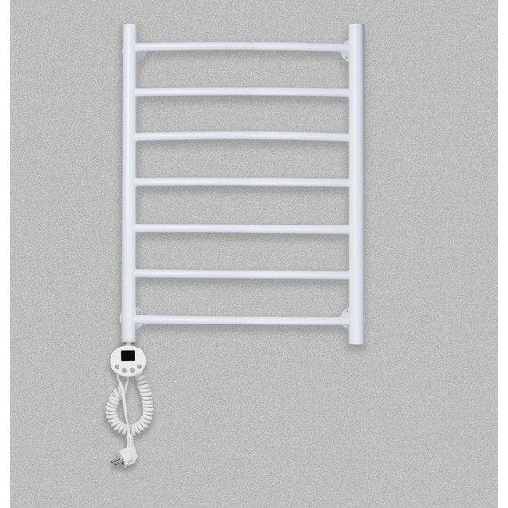 Полотенцесушитель электрический Domoterm Калипсо БЕЛ П7 500х700 мм EL, белый - фото 3