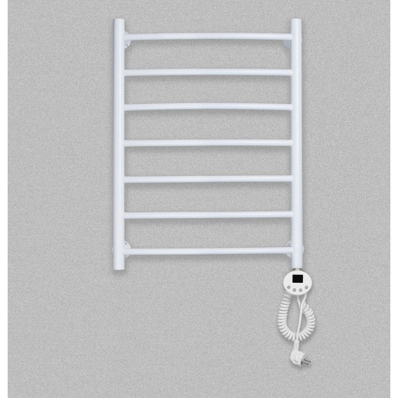 Полотенцесушитель электрический Domoterm Калипсо БЕЛ П7 500х700 мм ER, белый - фото 3